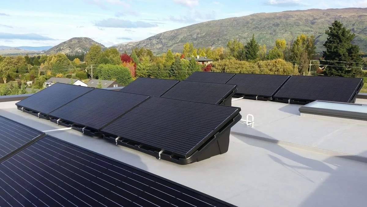 Solar photovoltaic panels at West Meadows Drive II