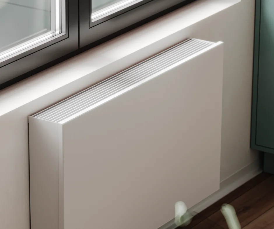 Jaga hydronic emitter for efficient water-based heating and cooling